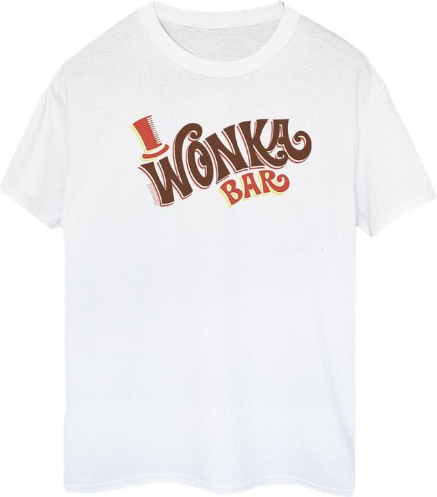 Immagine prodotto Willy Wonka & the Chocolate Factory Bar Logo Maglietta Ampia Donna (XXL)