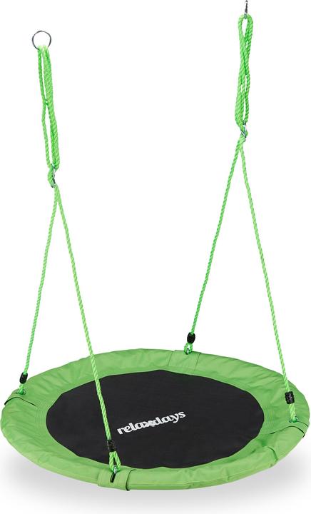 Image du produit Relaxdays Balançoire nid d'oiseau rond 90 cm