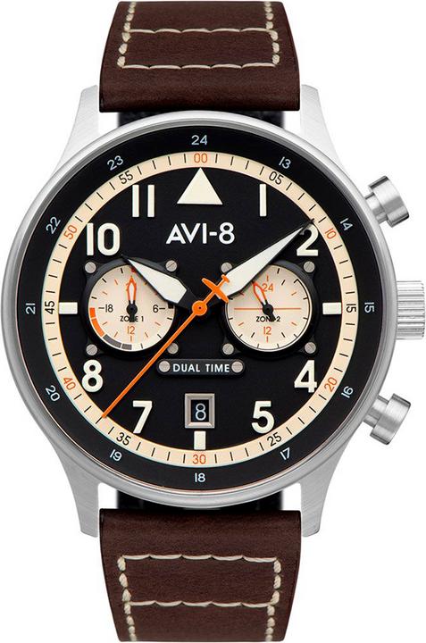 Image du produit AVI-8 av-4088-01 Carey Dual Time 44mm 5ATM (Montre analogique, 44 mm)