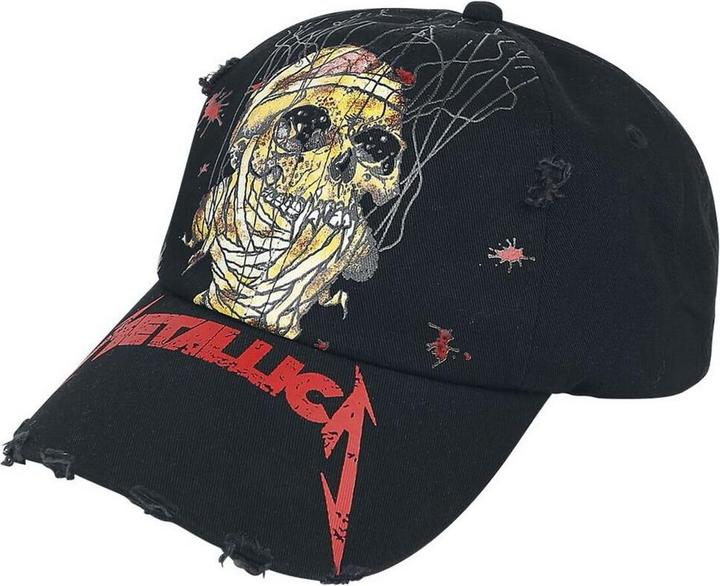 Actual product image Metallica One Distressed Skull Baseball Cap (One size)