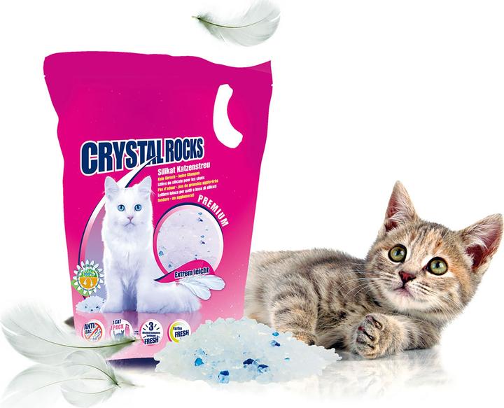 Actual product image Swisspet Crystal Rocks (Antibacterial, Non-dusting, 3 kg)