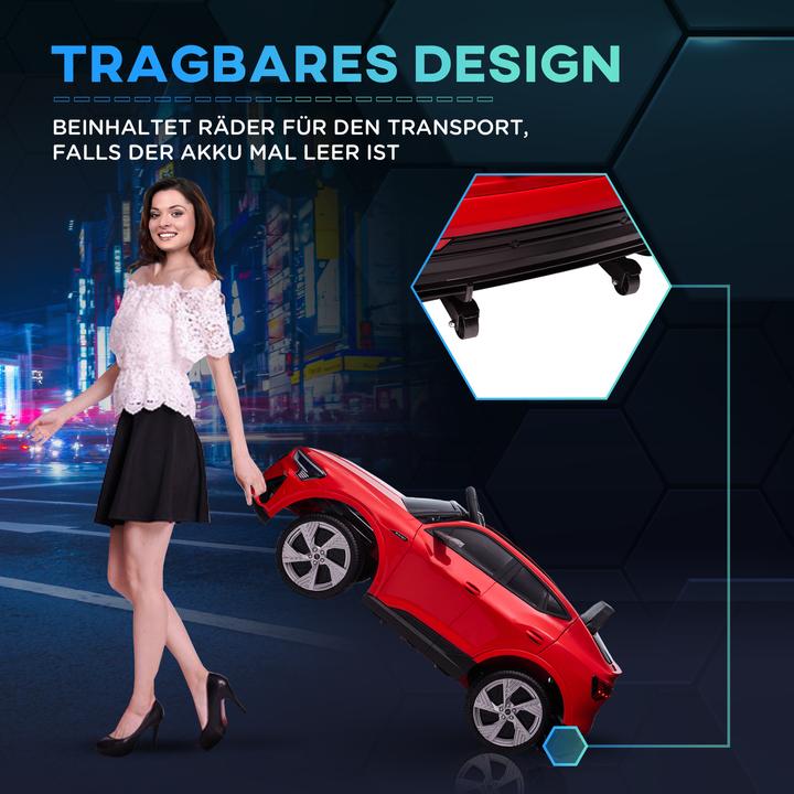Immagine prodotto Homcom Auto elettrica per bambini con telecomando e funzione musica (12 V)