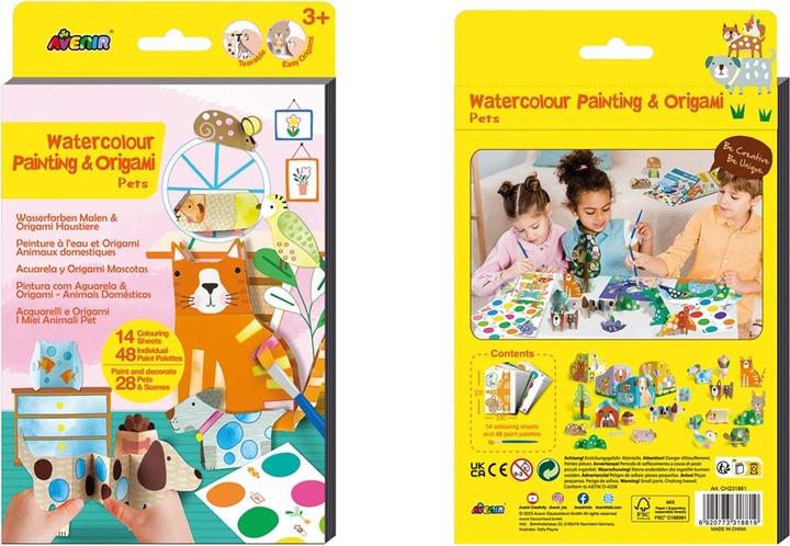 Produktbild Avenir Display Wasserfarben Malen & Origami 4x2ass (MQ8)