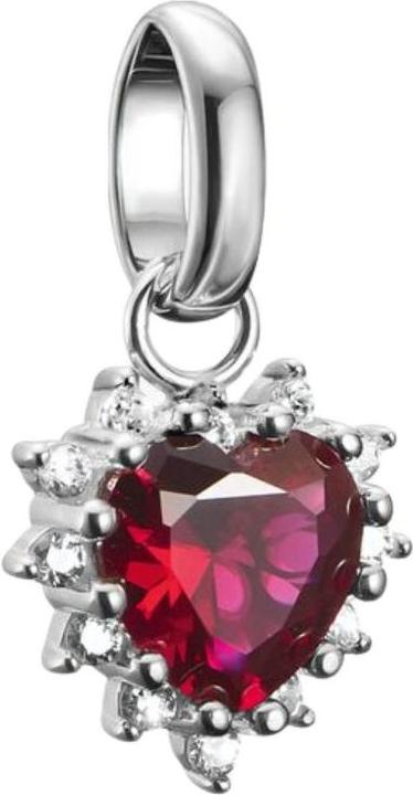 Thomas Sabo Charm-Anhänger True Romance rotes Herz Connect Silber (Sterling Silber)