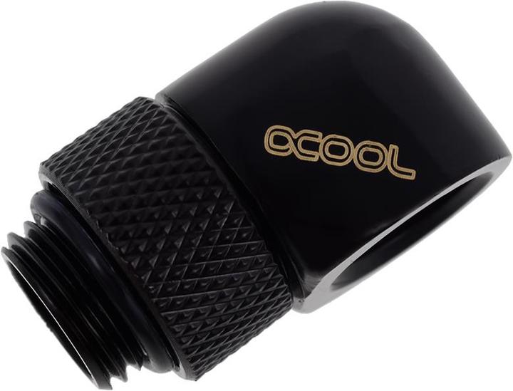Actual product image Alphacool Icicle L-connector rotatable G1/4 ET on G1/4 IT