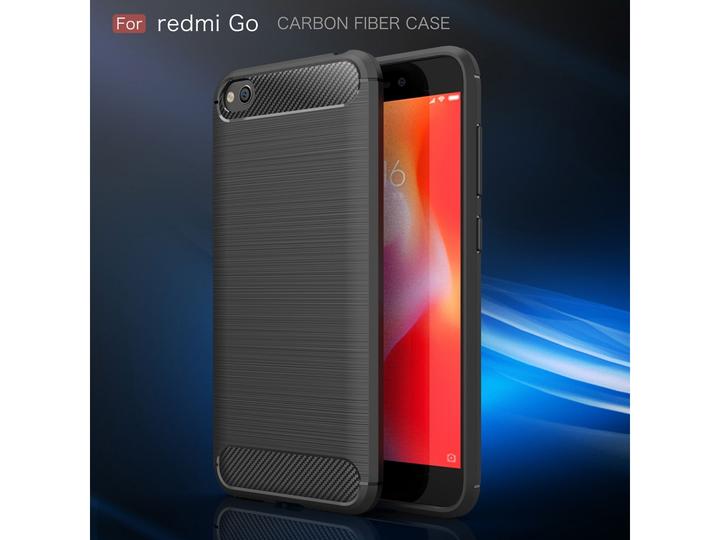 Actual product image Screenguard Xiaomi Redmi Go Cover Carbon Brushed Soft TPU (Xiaomi Redmi Go)