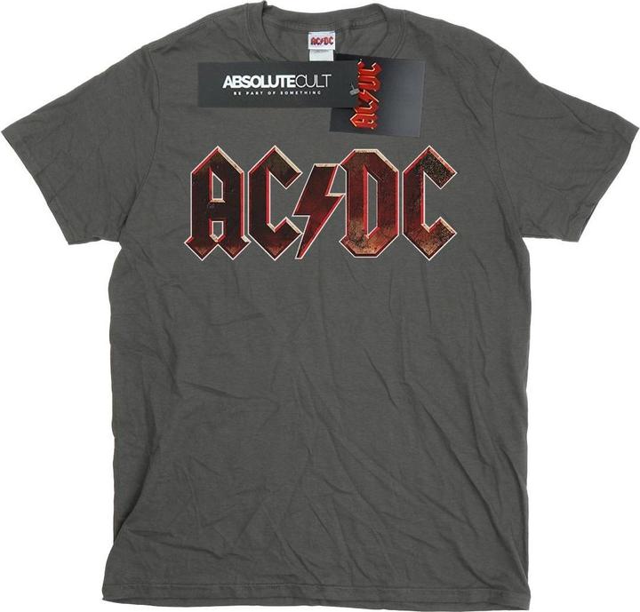AC/DC Raw Distressed Logo TShirt