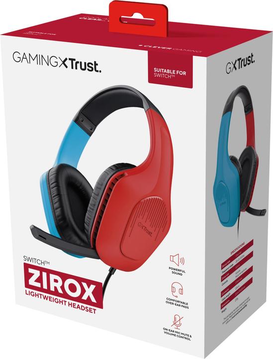 Actual product image Trust GXT416S ZIROX Headset Switch (Cable)