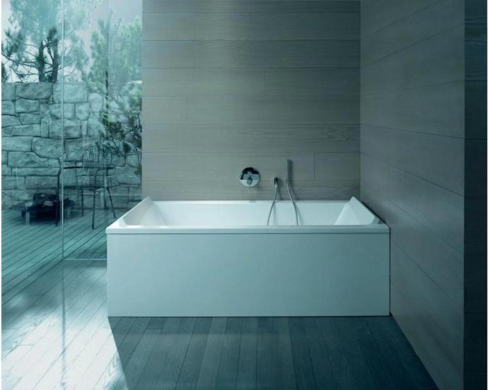 Actual product image Duravit Rectangular bathtub STARCK 2 back slopes 1900x900mm white (316 l, 190 cm, 90 cm)
