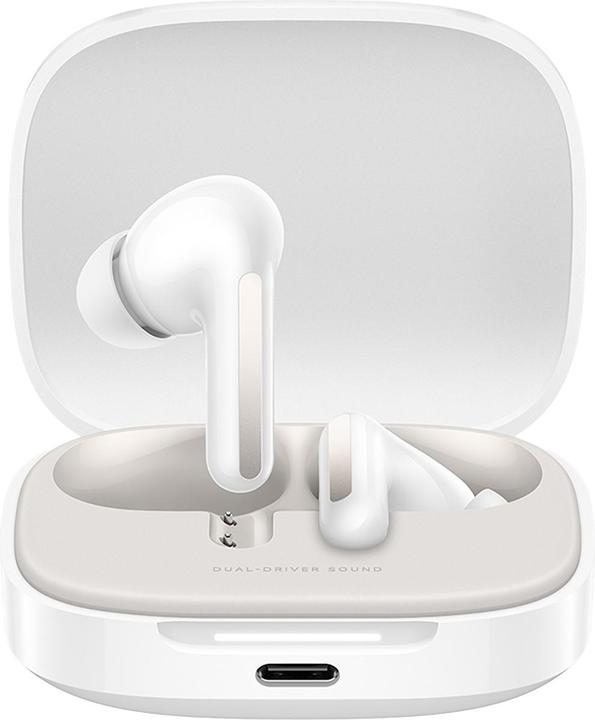 Immagine prodotto Xiaomi Redmi Buds 6 Cloud White, BHR9250GL (ANC, 42 h, Senza fili)