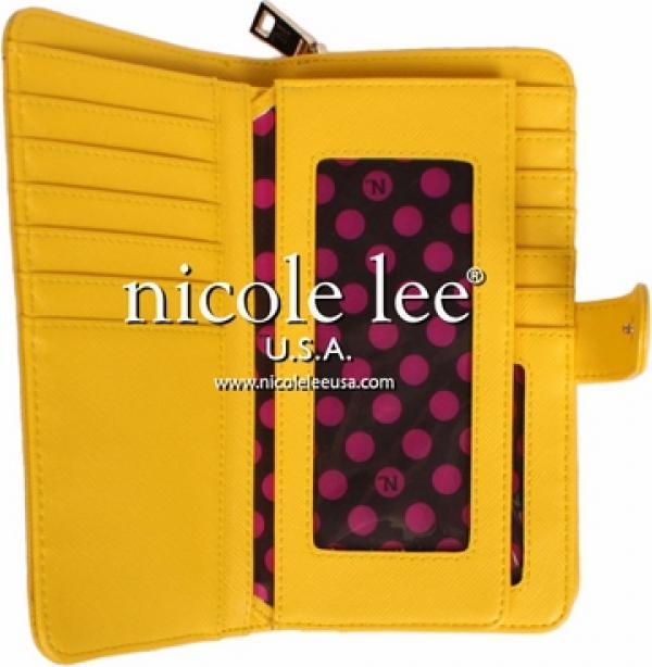 Actual product image Nicole Lee Kayley Floral" wallet