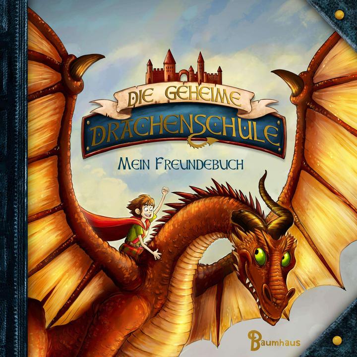 Actual product image Die geheime Drachenschule - Mein Freundebuch (German, Pascal Nöldner, Emily Skye, 2023)
