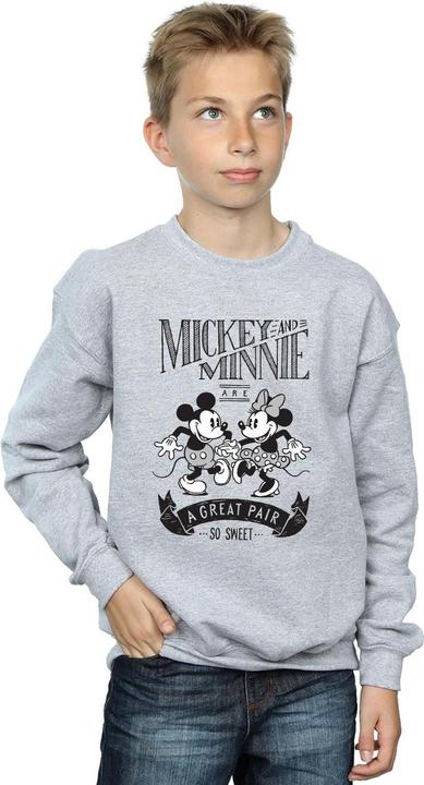 Actual product image Disney Boys Mickey And Minnie Mouse Great Pair Sweatshirt (116)