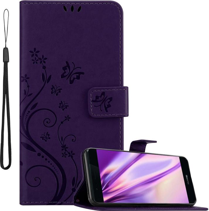 Floral dark purple