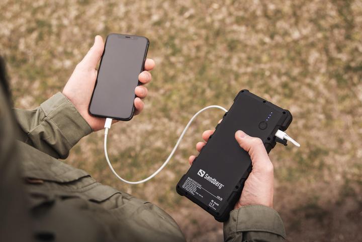 Actual product image Sandberg Outdoor Solar Powerbank (24000 mAh, 2 W, 88.80 Wh)