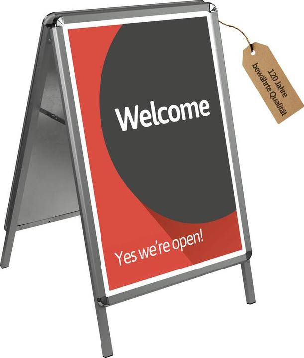 Produktbild Dönges Kundenstopper A-Schild aus Metall