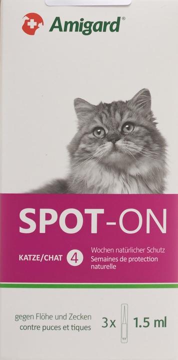 Actual product image Amigard Spot-On (Cat, 12 ml)