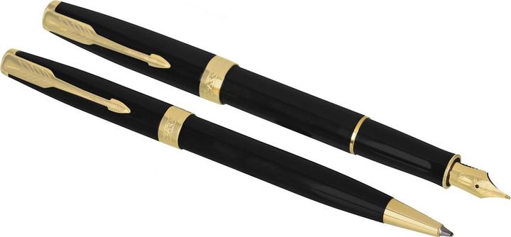 Actual product image Parker Sonnet DuoSet (Black, Gold, 2 x)