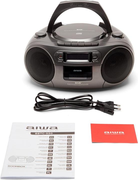 Actual product image Aiwa BBTC-660DAB/MG (DAB+, FM, Bluetooth)