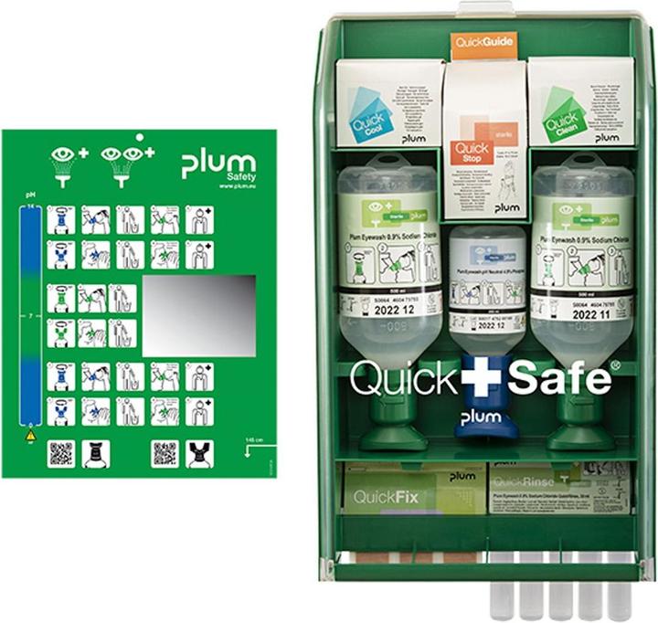 Produktbild Plum Erste-Hilfe-Station QuickSafe Box Complete (Erste Hilfe Set Zubehör)