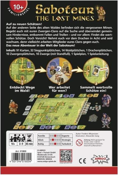 Produktbild Amigo Saboteur The Lost Mines (Deutsch)