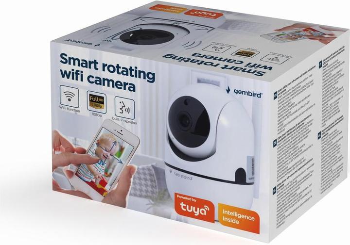 Actual product image Gembird Smart rotating wifi camera 1080p (1920 x 1080 Pixels)