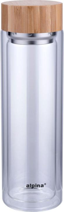 Image du produit alpina Lot de 2 bouteilles isolantes avec passoire à thé intégrée (0.45 l)