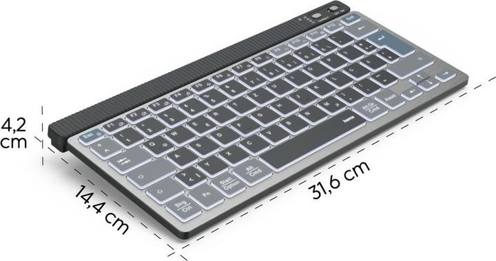 Image du produit Hama Clavier sans fil WK-700 gris (DE, Sans fil)