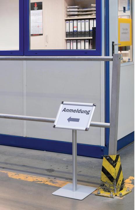 Actual product image Franken Info stand silver DIN A4 (A4)