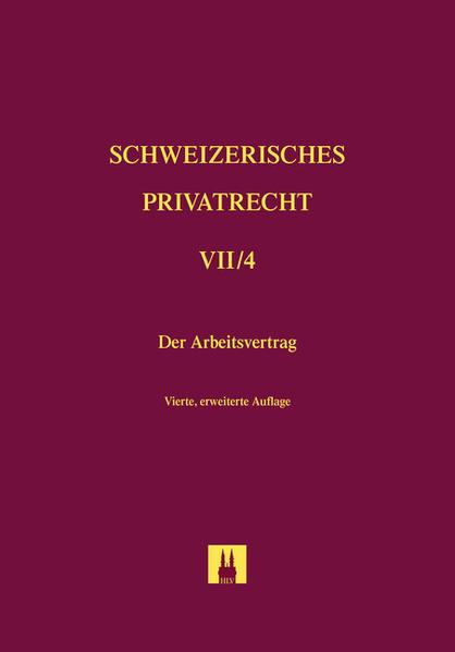 Actual product image Der Arbeitsvertrag (German, Frank Vischer, 2014)