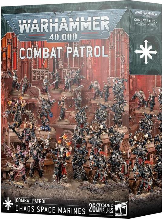 Produktbild Games Workshop Warhammer 40.000 - Chaos Space Marines Combat Patrol (Kunststoff)