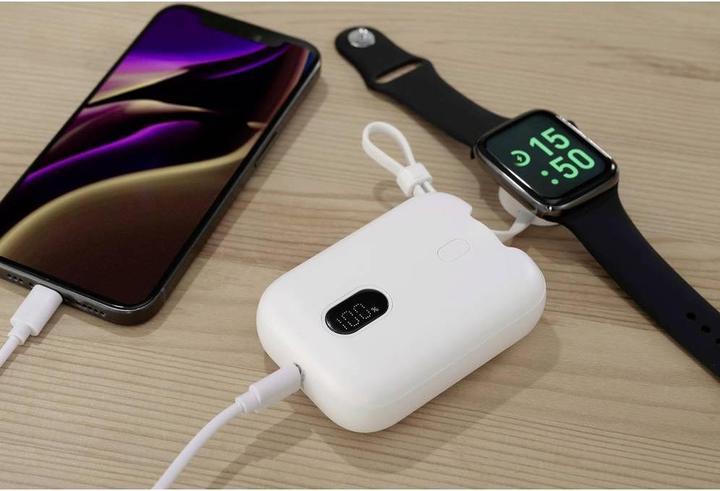 Actual product image Voltcraft VC-PBP3153CB Wireless Powerbank 10000 mAh USB PD, Quick Charge 3.0 Li- (10000 mAh)