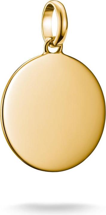 Thomas Sabo Charm-Anhänger Coin gross Connect vergoldet (Silber 925)