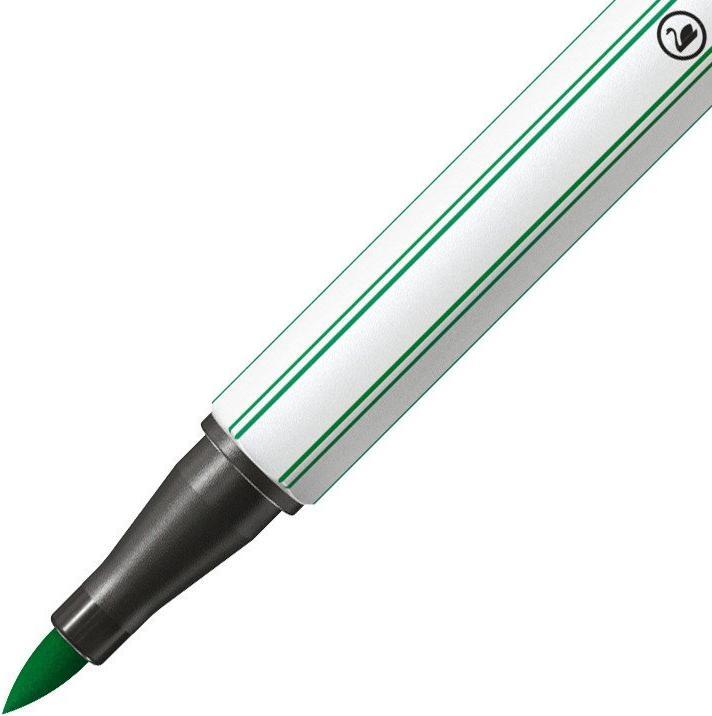 Image du produit STABILO Pen 68 brush Stylo feutre Premium (Vert, 1 x)