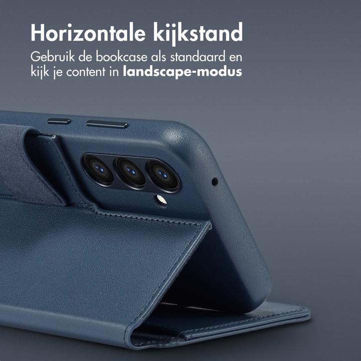 Image du produit Accezz Leather Bookcase 2-in-1 met MagSafe Samsung Galaxy S24 Plus - Nightfall Blue (Samsung Galaxy S24+)