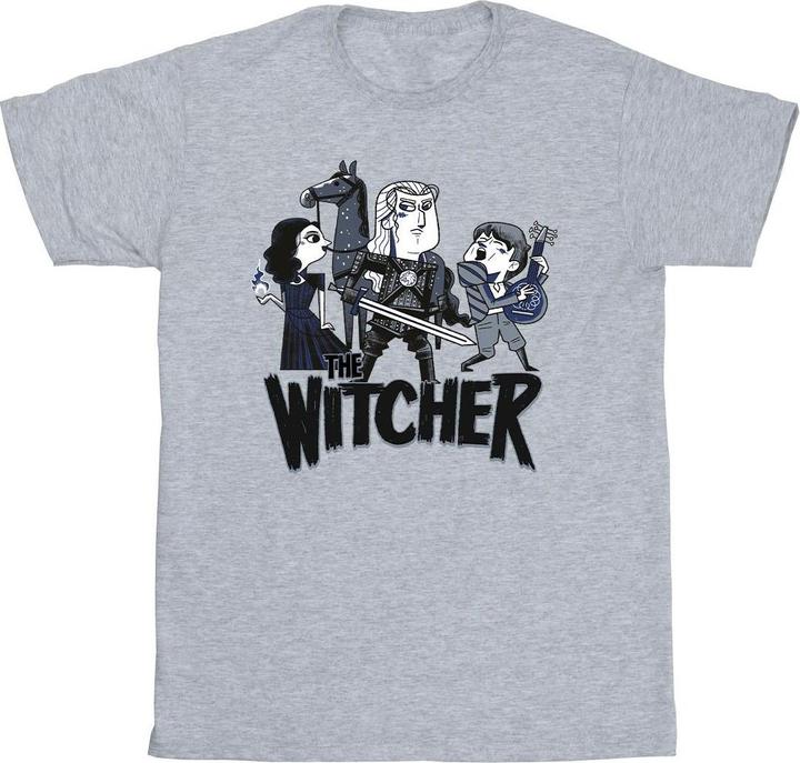 Produktbild Netflix The Witcher Team Illustrated TShirt (S)