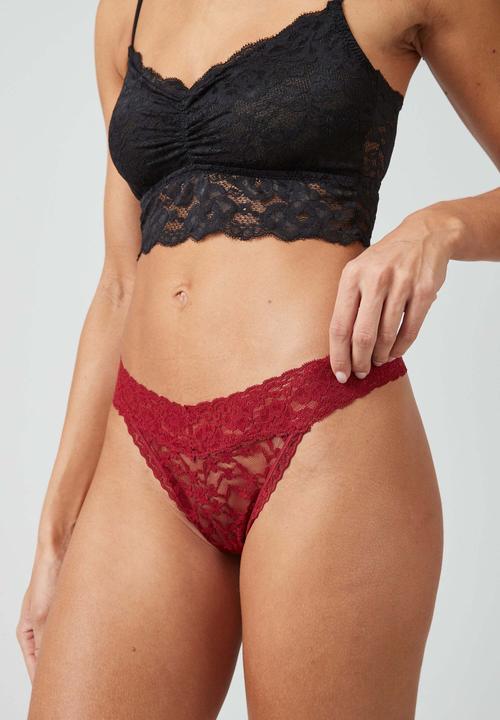 Produktbild Snocks Tangas aus Spitze (L, 3er Pack)