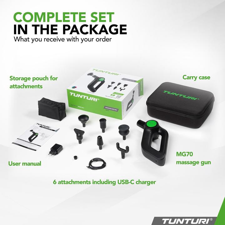 Produktbild Tunturi Massage Gun Pistole MG70 PRO