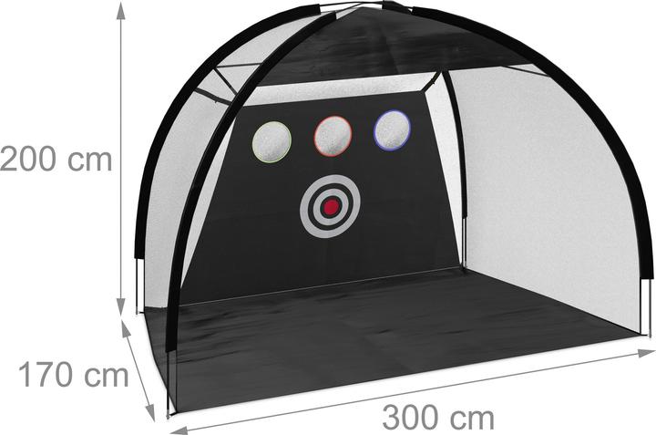 Actual product image Relaxdays Golf practice net