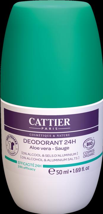 Cattier Déodorant (Roll-on, 50 ml)