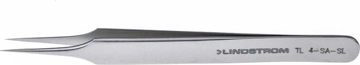 Actual product image Lindstrom Stainless Steel Tweezers ESD Protected Acid Resistant, Tip Straight, Fine, 110 mm