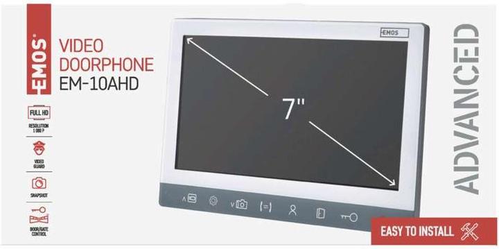 Produktbild Emos Monitor zur Video-Türsprechanlage EM-10AHD 7" LCD