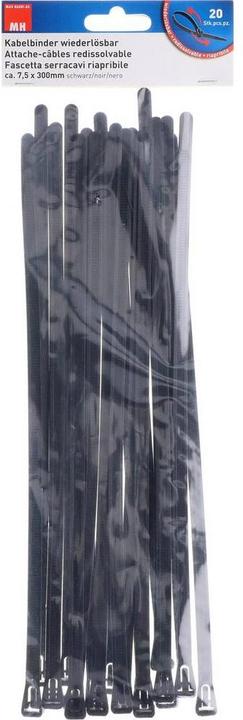 Produktbild Max Hauri Cable Home wiederlösbar (Kunststoffkabelbinder, 300 mm, 20 Stk.)