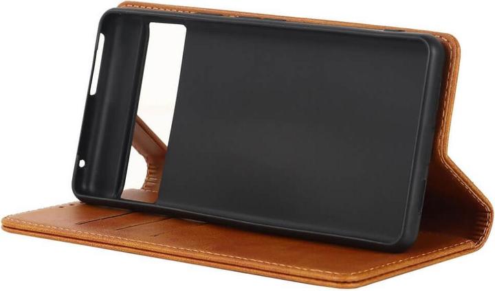 Actual product image Cover-Discount Google Pixel 7 - Stand Flip Case Cover brown (Google Pixel 7)