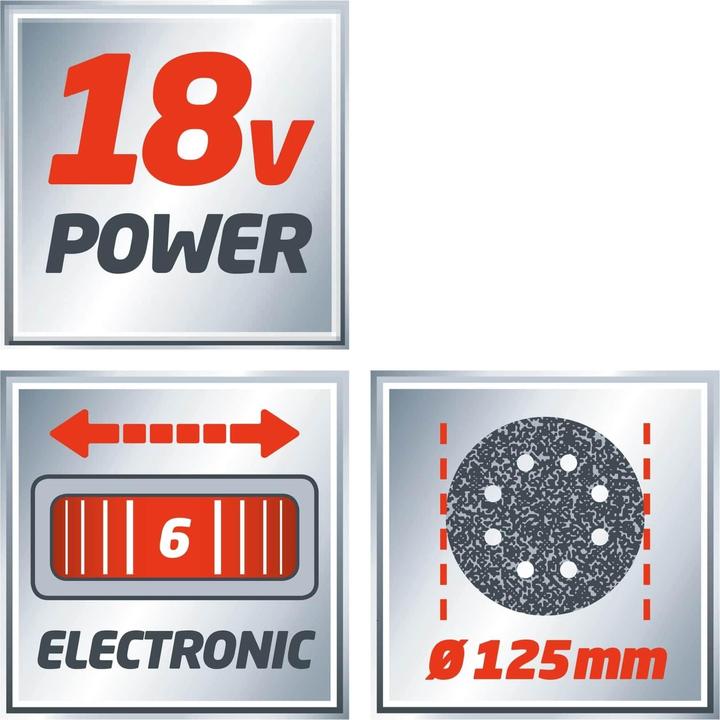 Produktbild Einhell Akku-Exzenterschleifer TE-RS 18 Li Kit (1x 4,0 Ah)