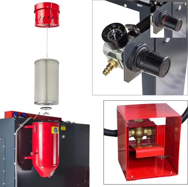Produktbild Dema Sandstrahlkabine SK 1200l XXL Profi (5.50 Bar, 400 l)