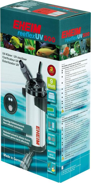 Eheim ReeflexUV 500 (500 l, Innenfilter, Meerwasser, Süsswasser)