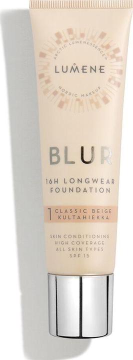 Lumene ur smoothing foundation for all skin types SPF15 1 Classic Beige 30ml (1 Classic beige)