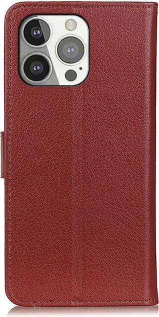 Actual product image MU Classic Litchi Leather Bookcover Series (Apple iPhone 13 Pro)