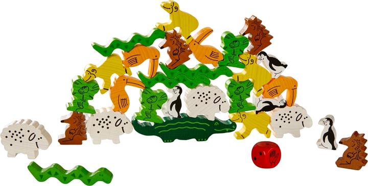 Actual product image Haba Animaux's pyramid (Multilingual)
